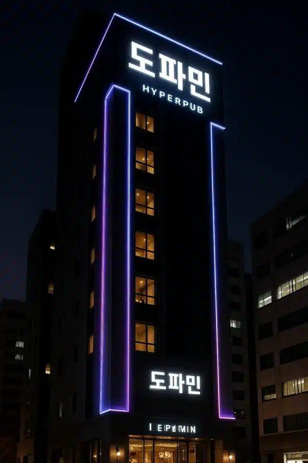 강남 도파민 가라오케 외관